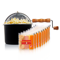 Popcorn Maker + Pre-Measured Popcorn Packs (10 count)