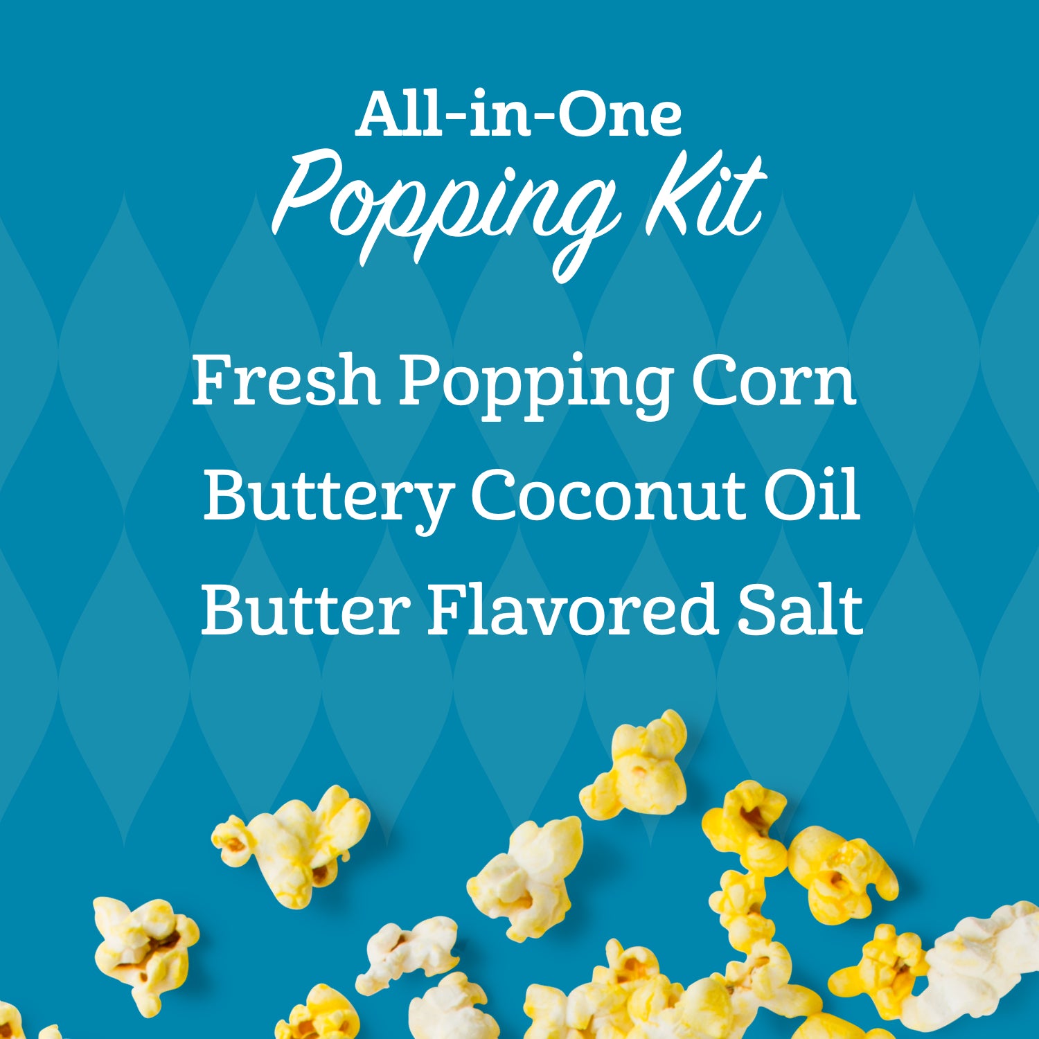 Yellow Popcorn Packs for 8 oz Popcorn Machine with Coconut Oil