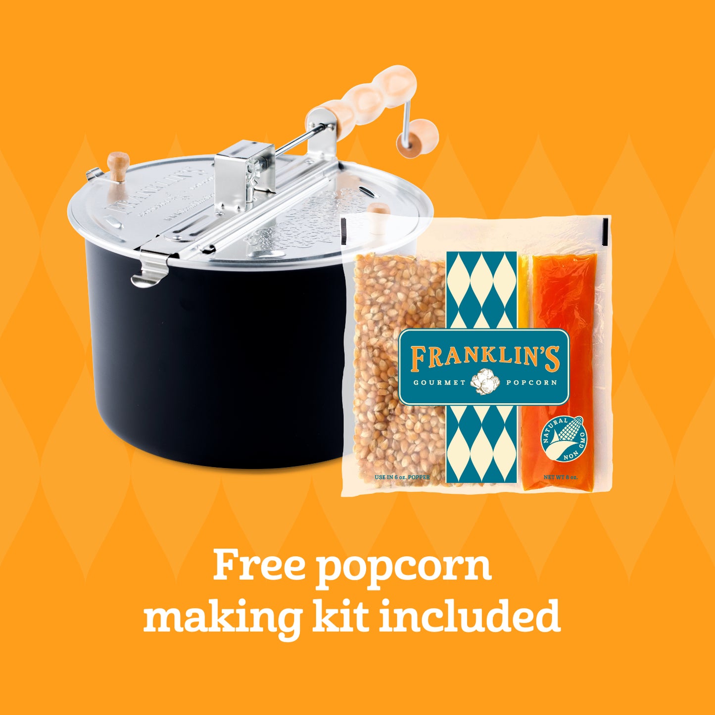 Franklin's Stovetop Popcorn Maker